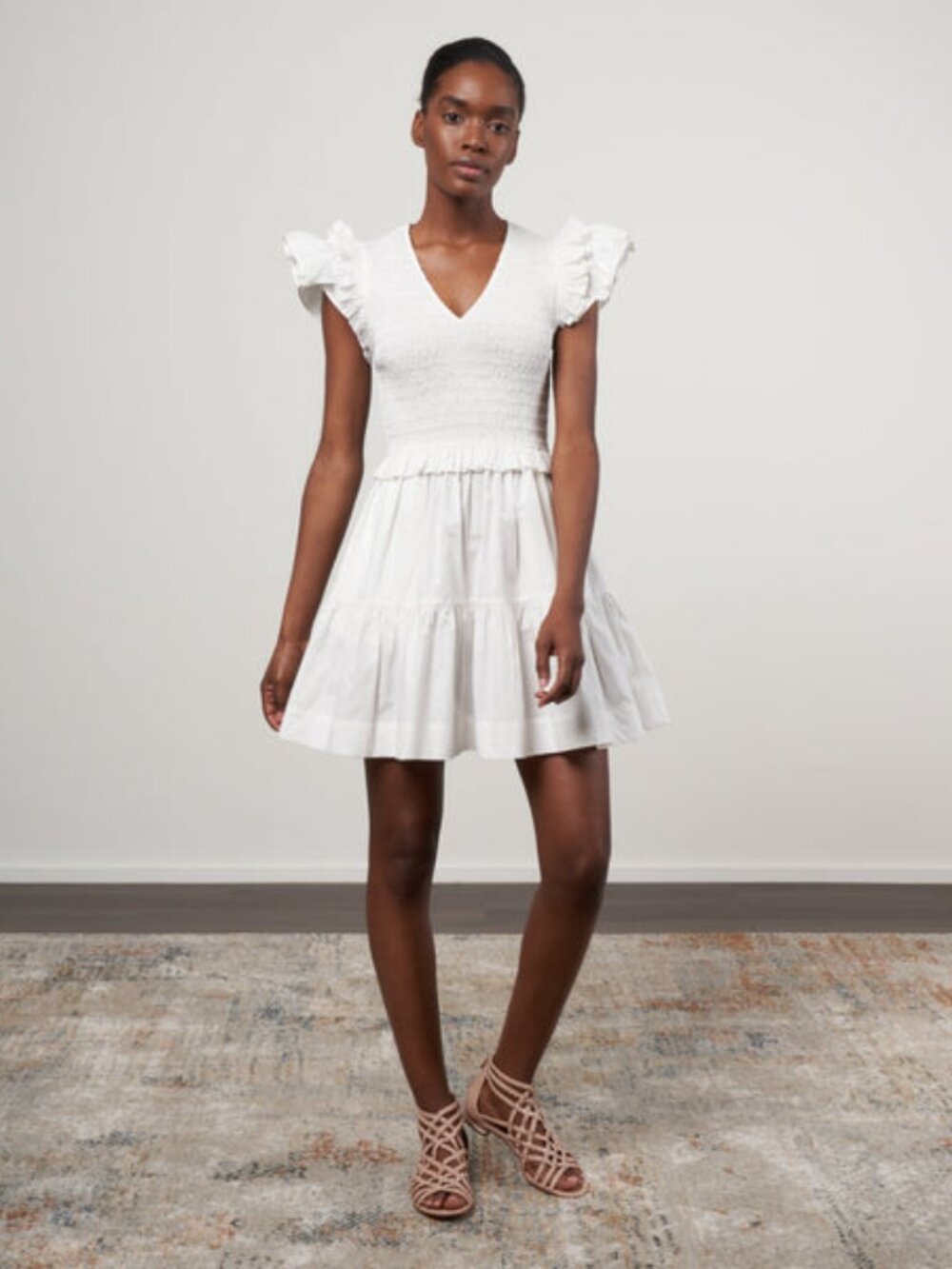 Sea New York Phoebe Smocked Mini Dress - Size 6 NWT